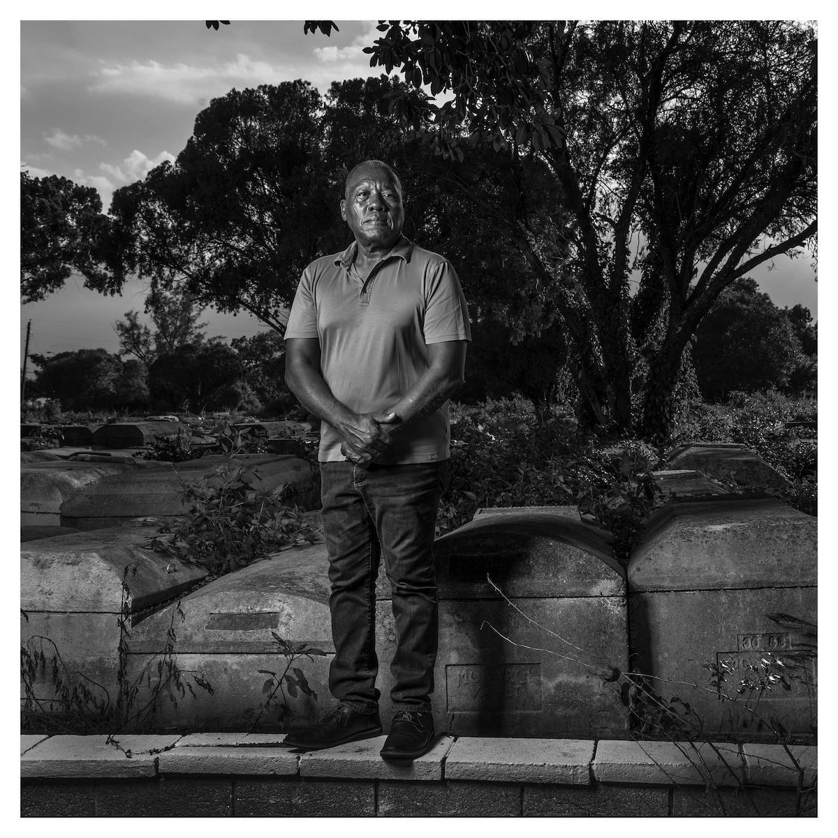 Historian, author and educator Dr. Marvin Dunn inside Lincoln Memorial Park. <i>Photo by C.W. Griffin / Iris PhotoCollective</i>